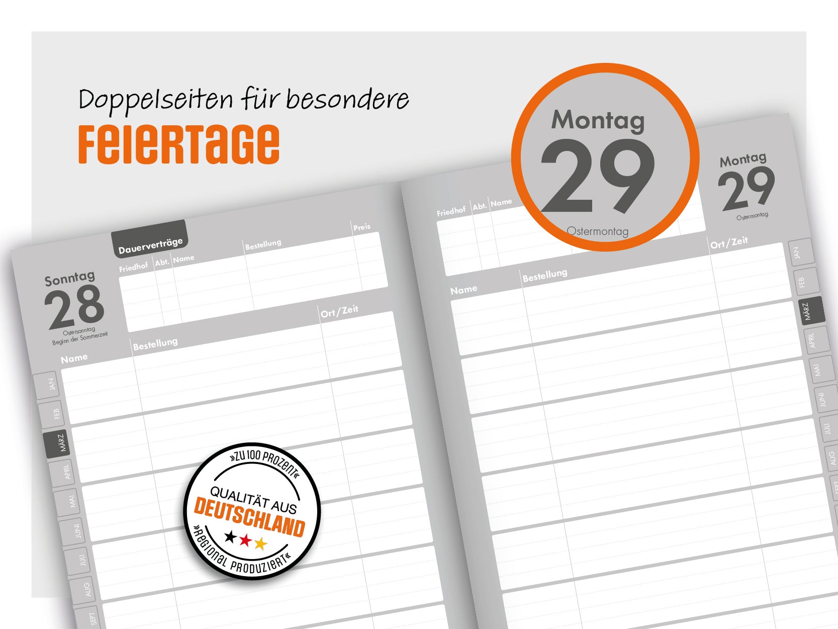 Floristikplaner 2027 – Terminplaner für Floristen und Blumenläden