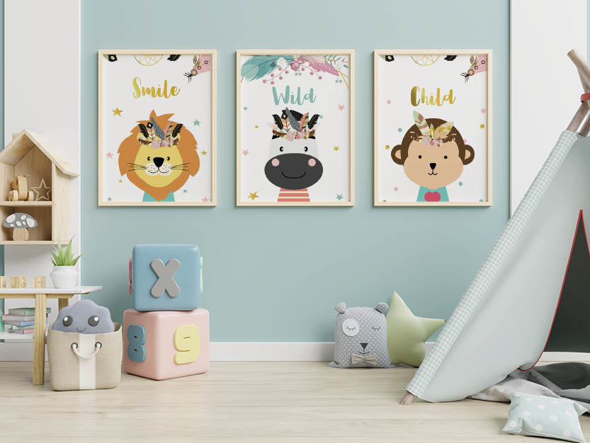 Poster - Löwe "Smile"