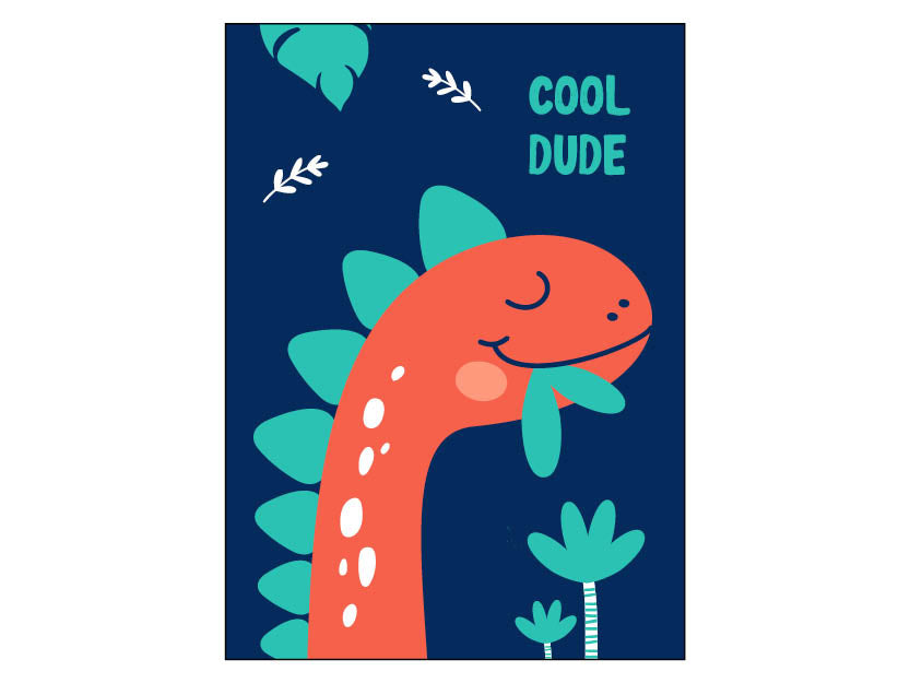 Poster - Dino "cooler Typ"