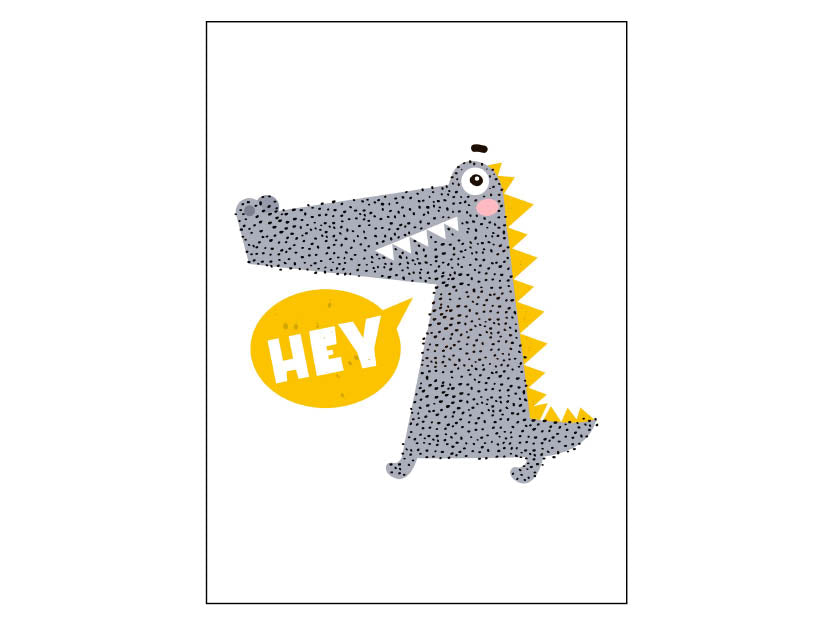 Poster - Krokodil "Hey"