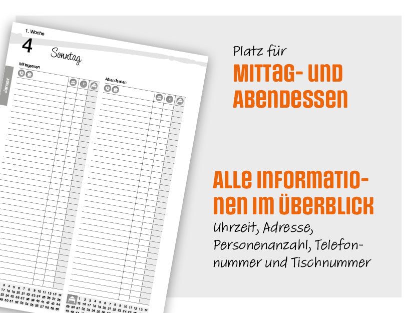Reservierungsbuch 2026