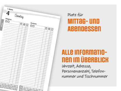 Reservierungsbuch 2026