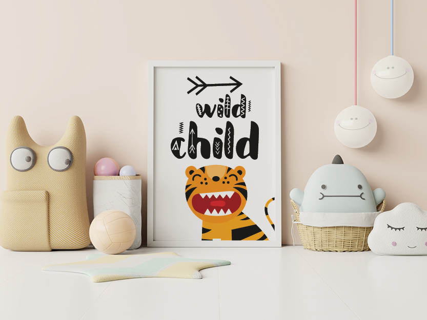 Poster - Tiger "wild child"