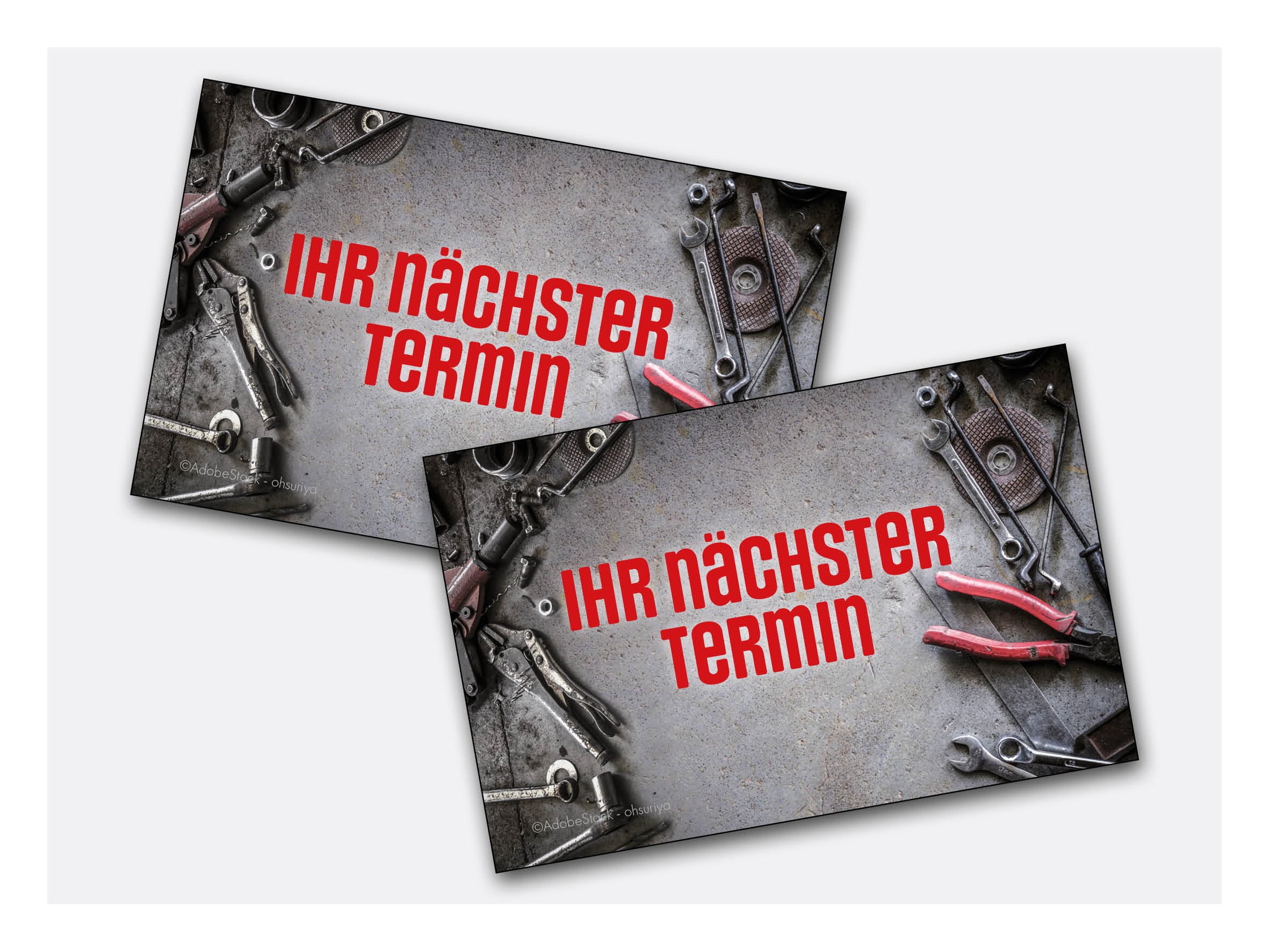 Termin Karten Terminkarten Werkstatt - einMÜmehr – buchplaner.de